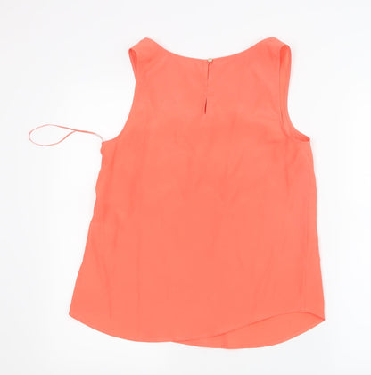 Womens UK Size 10 Oasis Orange Basic Tank