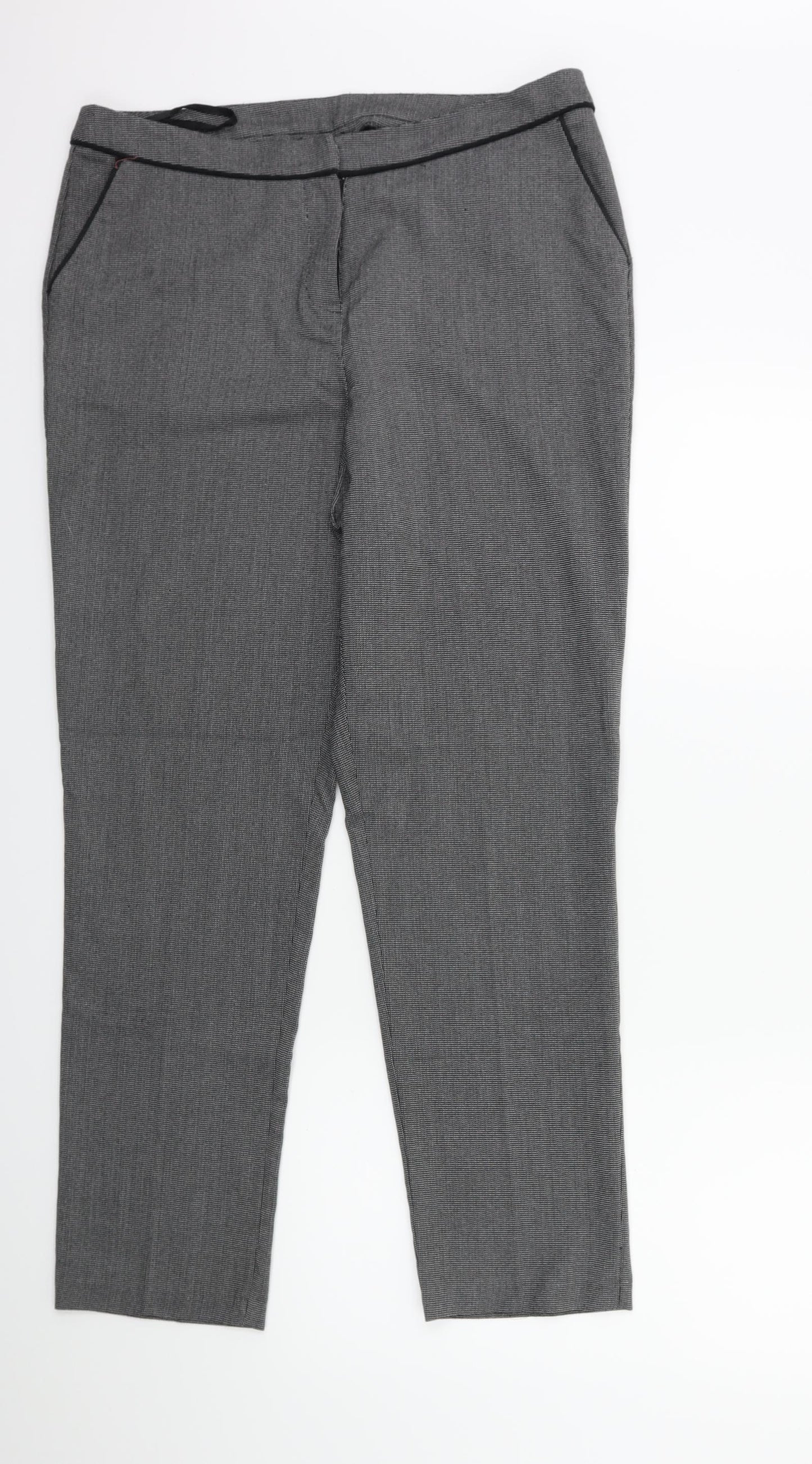Womens UK Size 14 BHS Regular Fit  Green Trousers