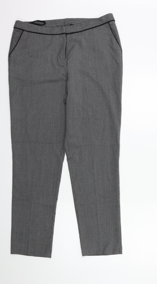 Womens UK Size 14 BHS Regular Fit  Green Trousers