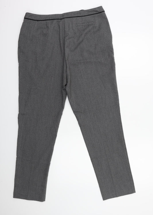 Womens UK Size 14 BHS Regular Fit  Green Trousers
