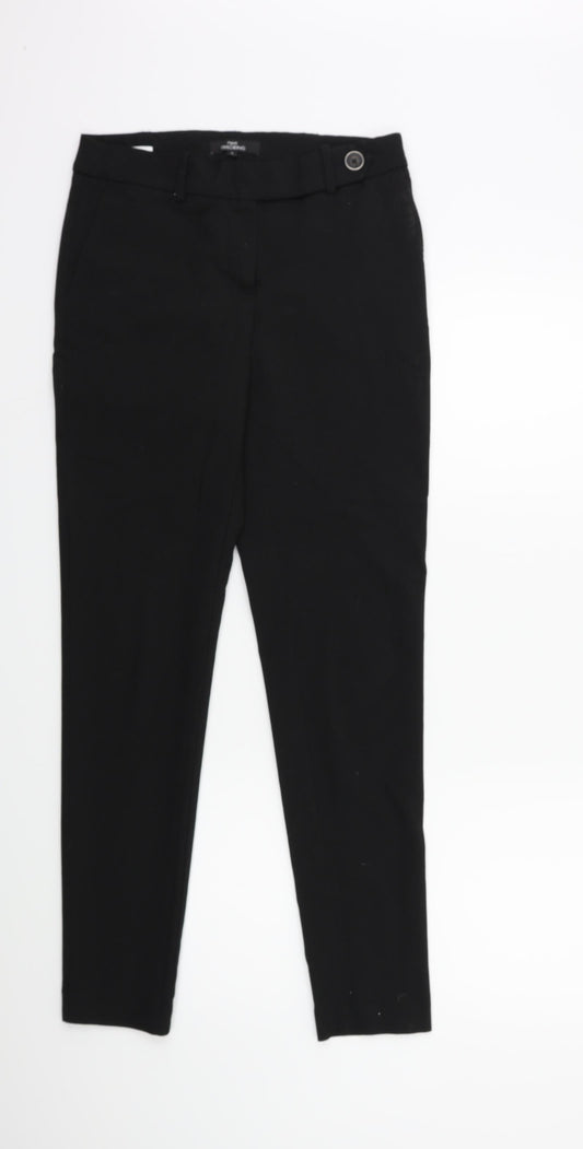 Womens UK Size 8 NEXT Regular Fit Snow Pants Black Trousers