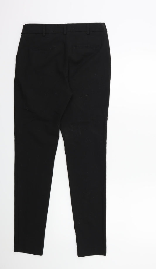 Womens UK Size 8 NEXT Regular Fit Snow Pants Black Trousers