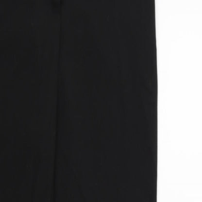 Womens UK Size 8 NEXT Regular Fit Snow Pants Black Trousers