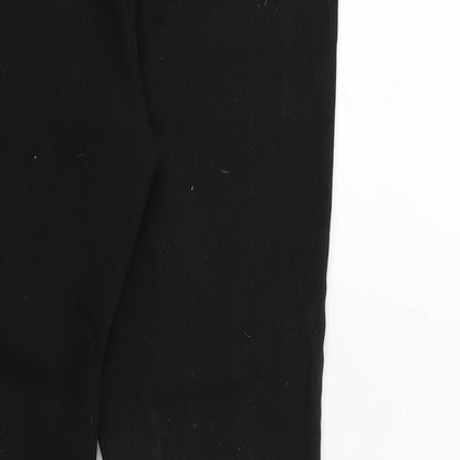 Womens UK Size 8 NEXT Regular Fit Snow Pants Black Trousers