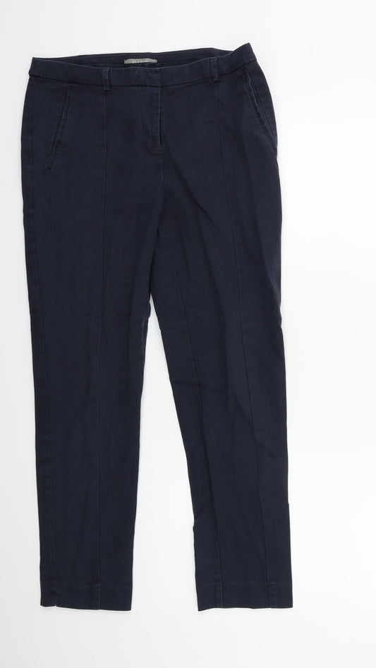 Womens UK Size 12 Oasis Regular Fit  Black Trousers