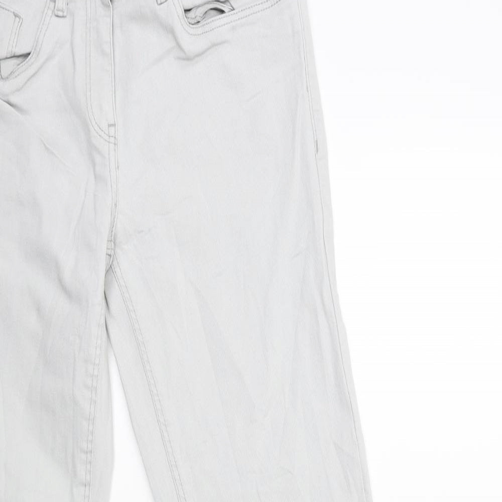 Up2Fashion Womens Grey  Denim Skinny Jeans Size 26 in L29 in