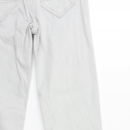Up2Fashion Womens Grey  Denim Skinny Jeans Size 26 in L29 in