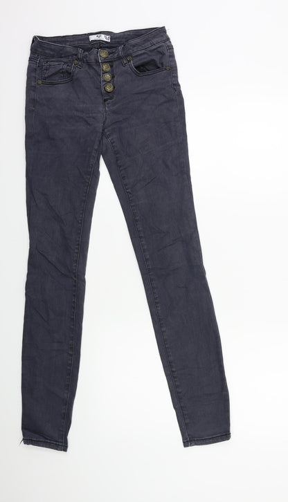 AJC Womens Grey  Denim Skinny Jeans Size 24 in L30 in