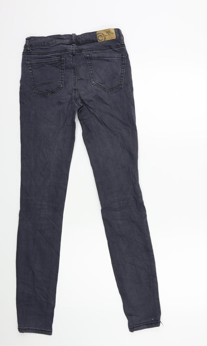 AJC Womens Grey  Denim Skinny Jeans Size 24 in L30 in