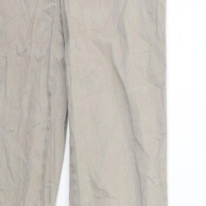 Womens UK Size 10 H&M Regular Fit Skinny Green Jeans