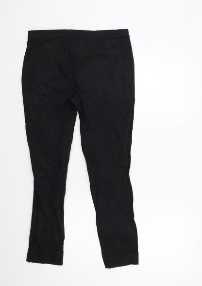 H&M Womens Black   Trousers  Size 10 L26 in
