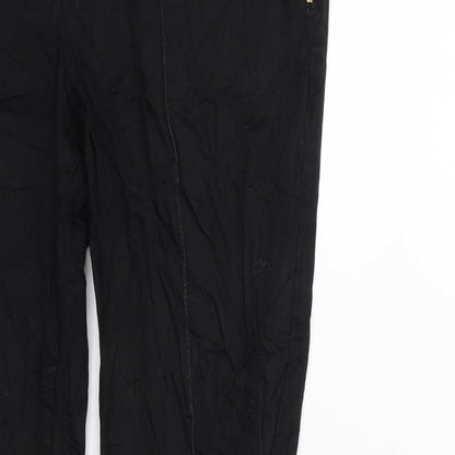 H&M Womens Black   Trousers  Size 10 L26 in