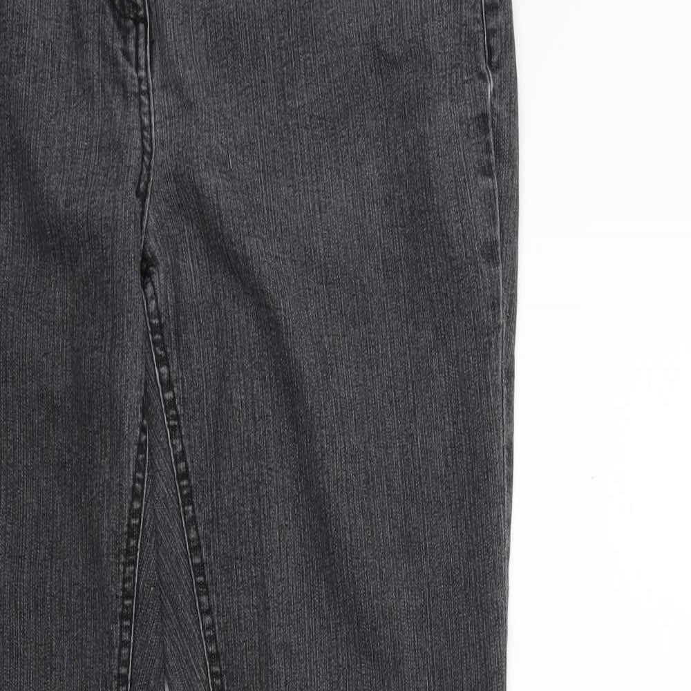 Debenhams Womens Grey  Denim Skinny Jeans Size 12 L29 in