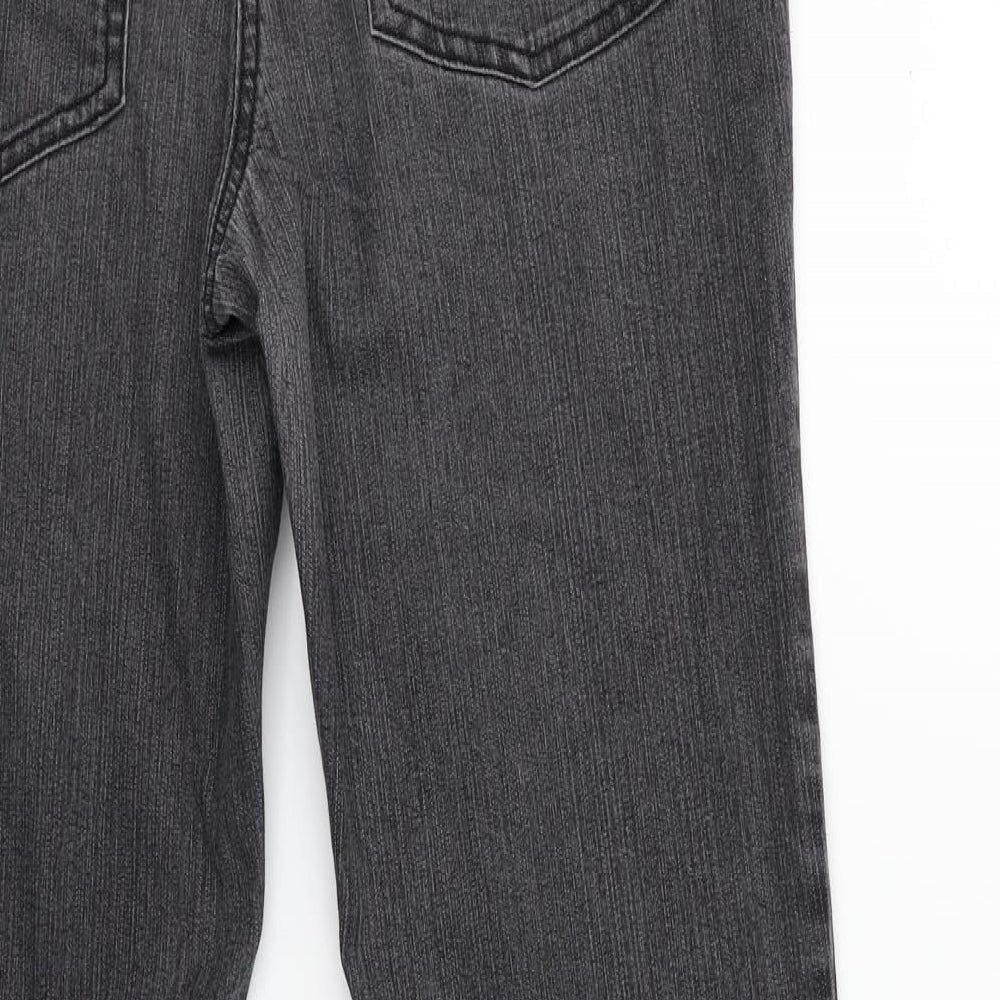 Debenhams Womens Grey  Denim Skinny Jeans Size 12 L29 in