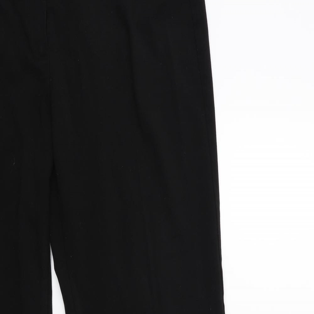 Womens UK Size 14 Marks and Spencer Regular Fit  Black Trousers
