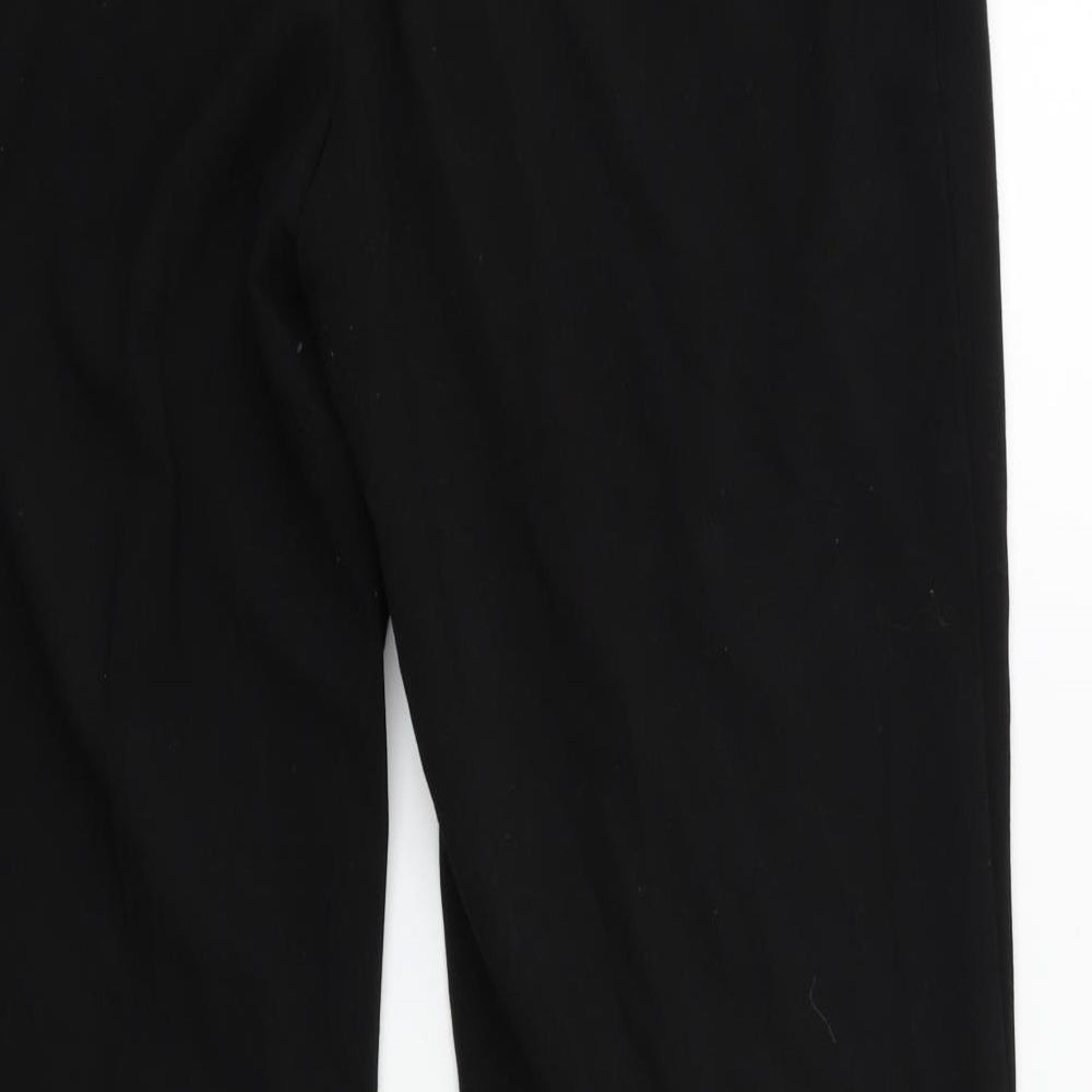 Womens UK Size 14 Marks and Spencer Regular Fit  Black Trousers