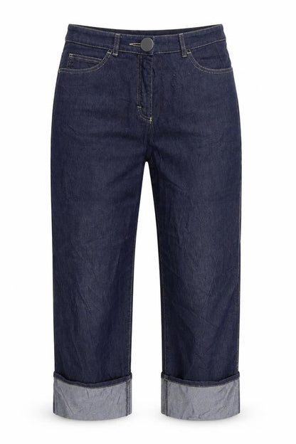 Womens UK Size 28 in Yessica Regular Fit Cropped Blue Jeans