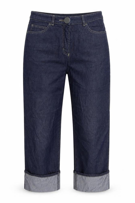 Womens UK Size 28 in Yessica Regular Fit Cropped Blue Jeans