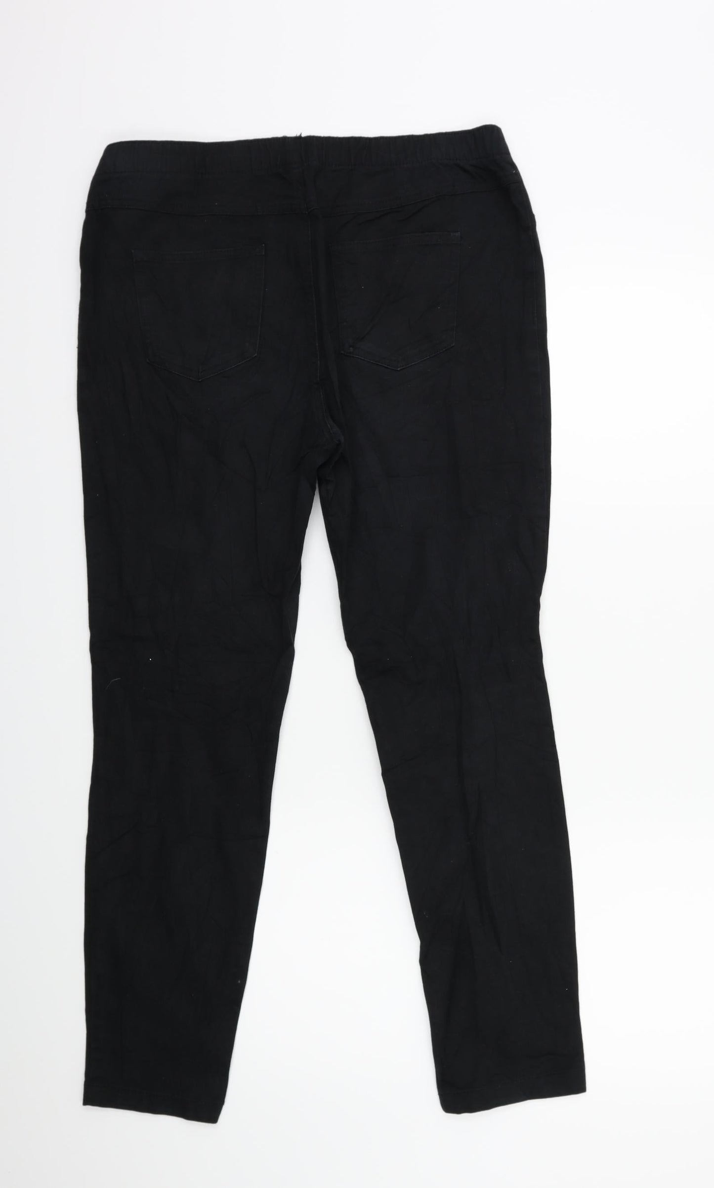Preworn Womens Black  Denim Jegging Jeans Size 12 L27 in