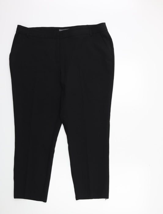 Primark Womens Black   Trousers  Size 18 L26 in