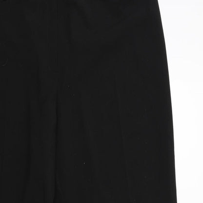 Womens UK Size 18 Debenhams Regular Fit  Black Trousers