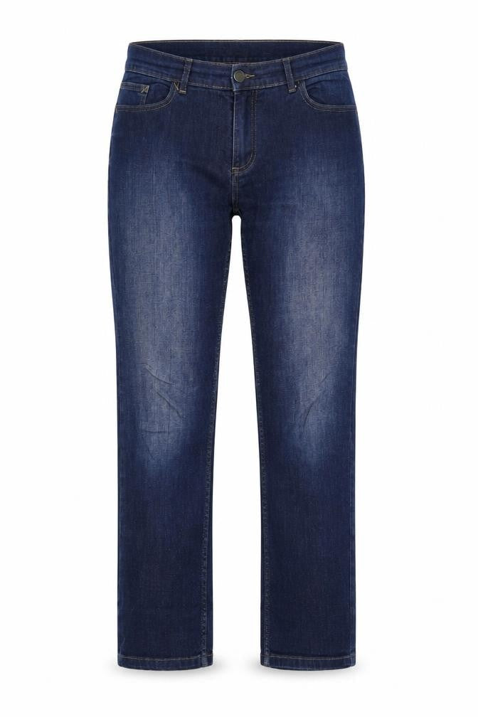 Womens Blue  Denim Straight Jeans Size 32 in L27 in