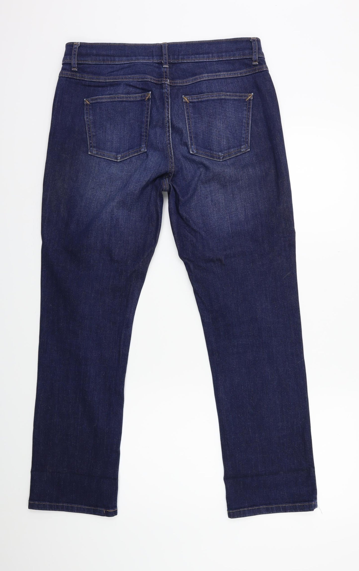 Womens UK Size 32 in Preworn Regular Fit Straight Blue Jeans