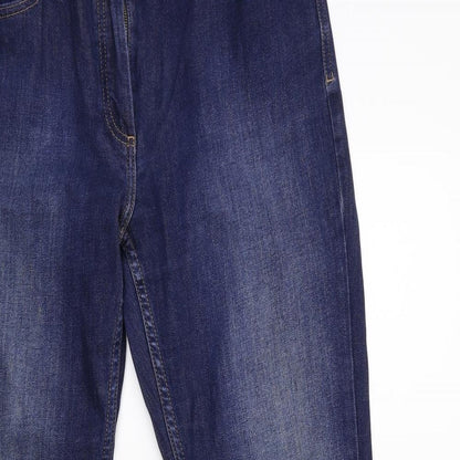 Womens UK Size 32 in Preworn Regular Fit Straight Blue Jeans