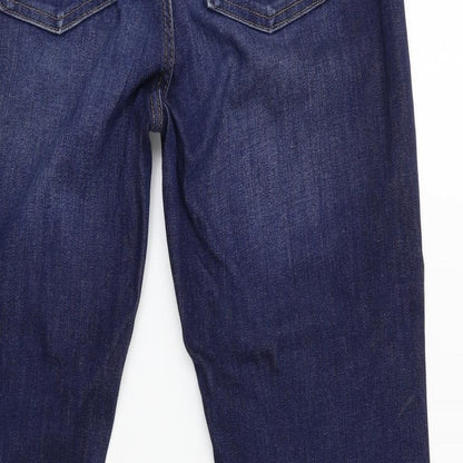 Womens UK Size 32 in Preworn Regular Fit Straight Blue Jeans