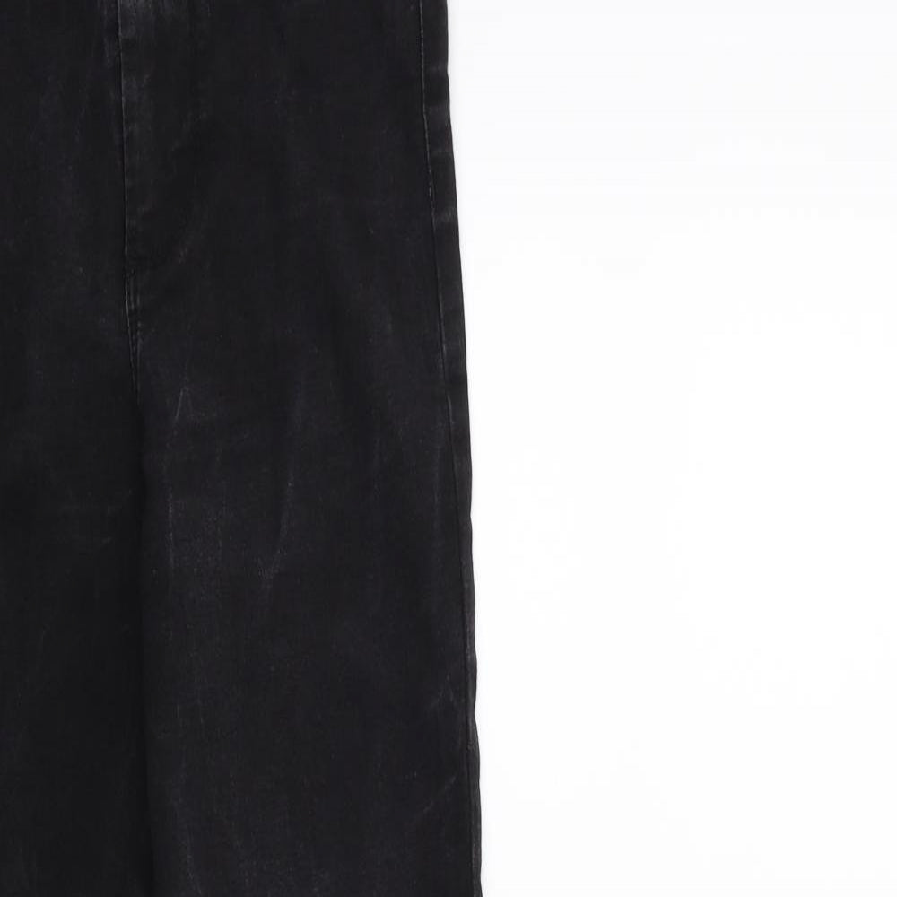 Denim & Co. Womens Black  Denim Skinny Jeans Size 10 L28 in