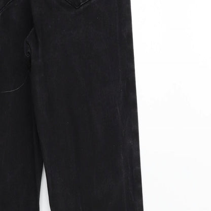 Denim & Co. Womens Black  Denim Skinny Jeans Size 10 L28 in