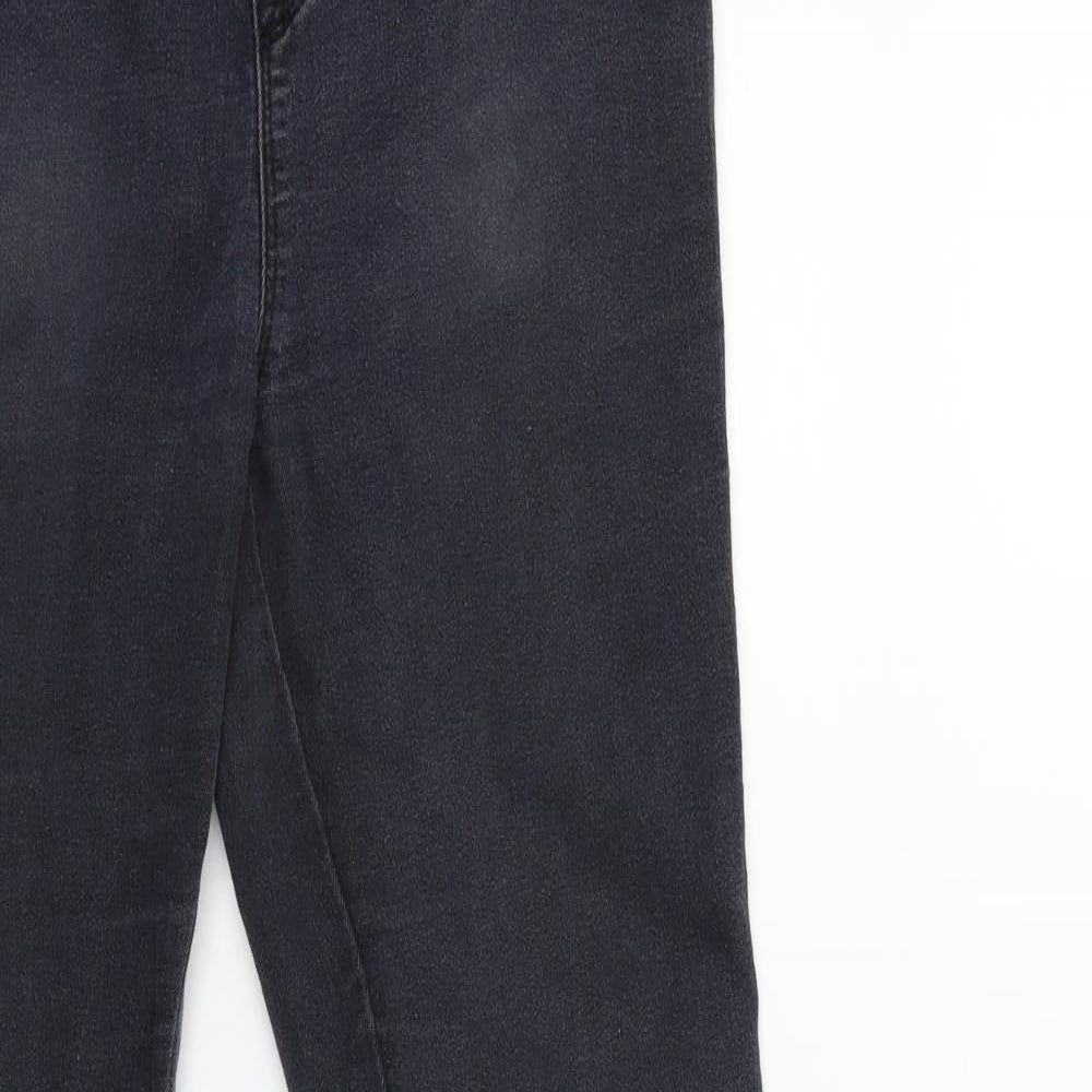 Denim & Co. Womens Grey  Denim Jegging Jeans Size 8 L25 in