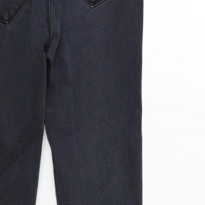 Denim & Co. Womens Grey  Denim Jegging Jeans Size 8 L25 in