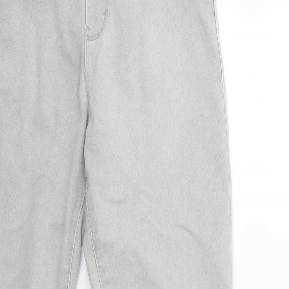 Denim & Co. Womens Grey  Denim Jegging Jeans Size 8 L29 in