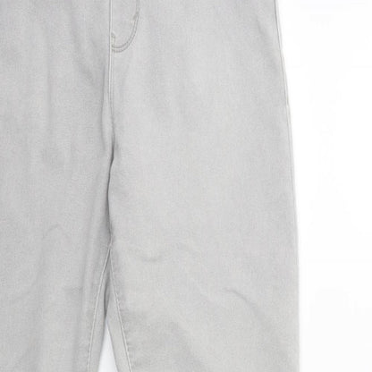 Denim & Co. Womens Grey  Denim Jegging Jeans Size 8 L29 in