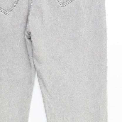 Denim & Co. Womens Grey  Denim Jegging Jeans Size 8 L29 in