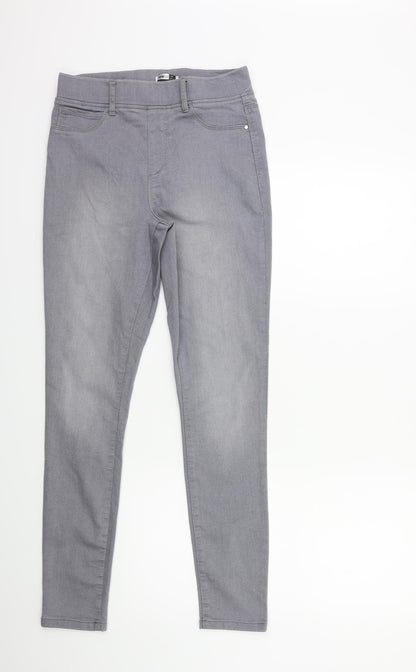 pep& co Womens Grey  Denim Jegging Jeans Size 8 L29 in