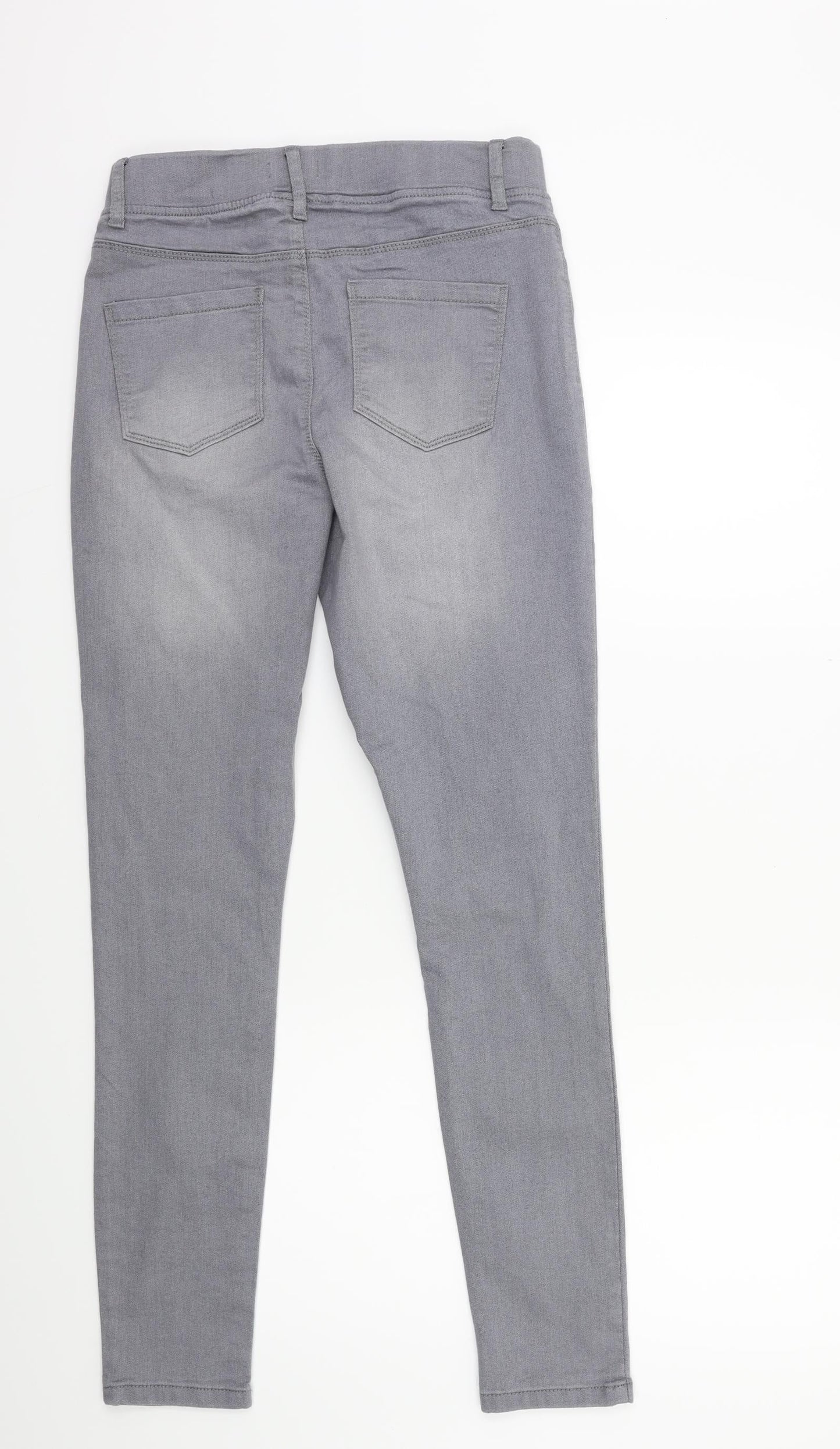 pep& co Womens Grey  Denim Jegging Jeans Size 8 L29 in