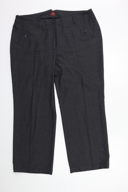Olsen Womens Grey   Trousers  Size 20 L28 in
