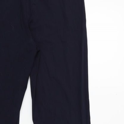 Womens UK Size 14 Marks and Spencer Regular Fit  Blue Trousers