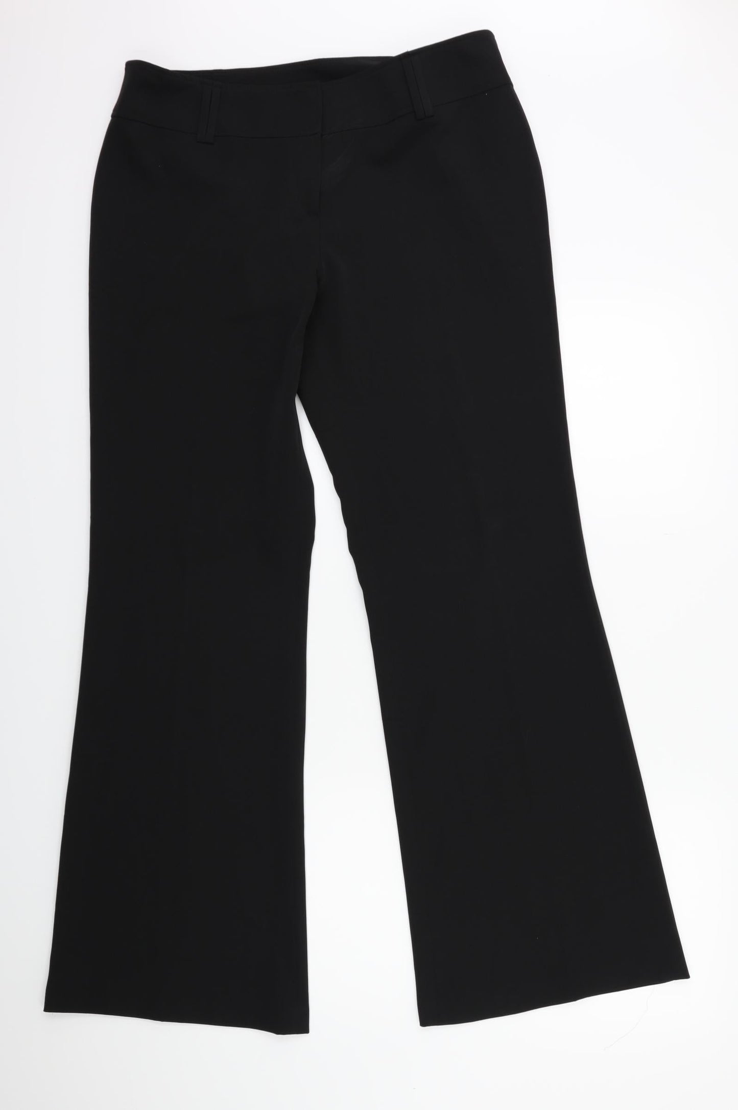 Womens UK Size 34 in Preworn Regular Fit  Black Trousers