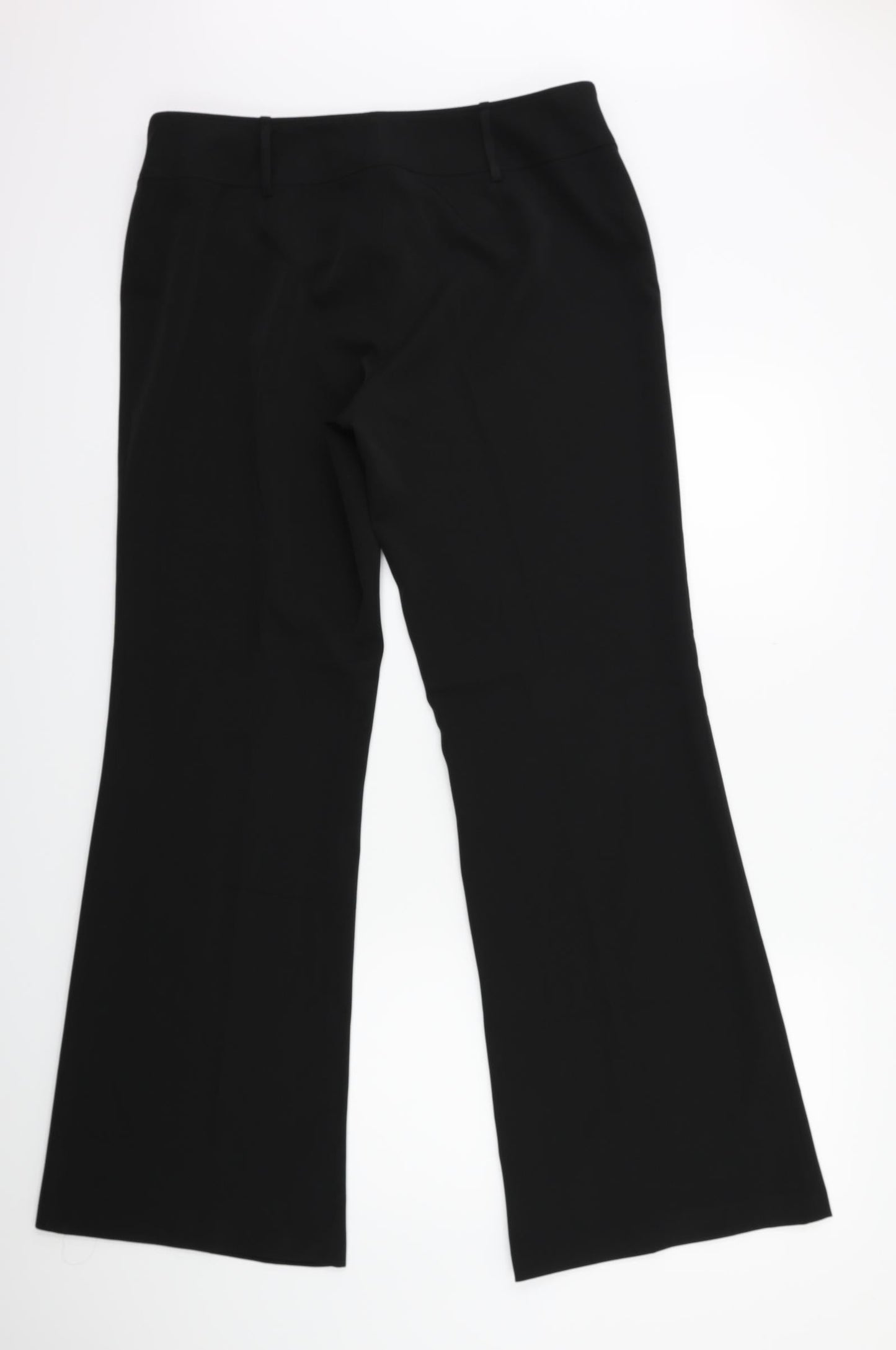 Womens UK Size 34 in Preworn Regular Fit  Black Trousers
