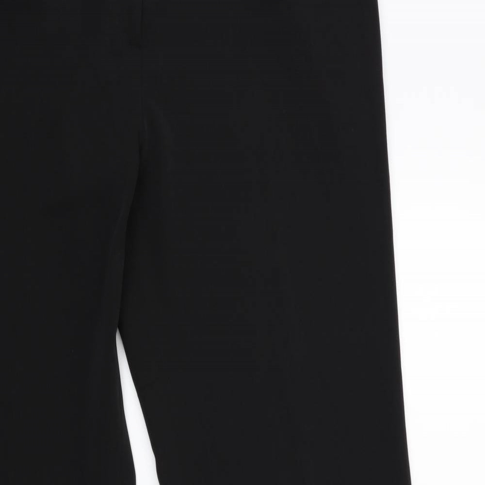 Womens UK Size 34 in Preworn Regular Fit  Black Trousers