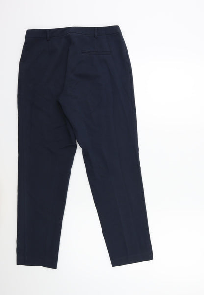 Topshop Womens Blue   Trousers  Size 8 L26 in
