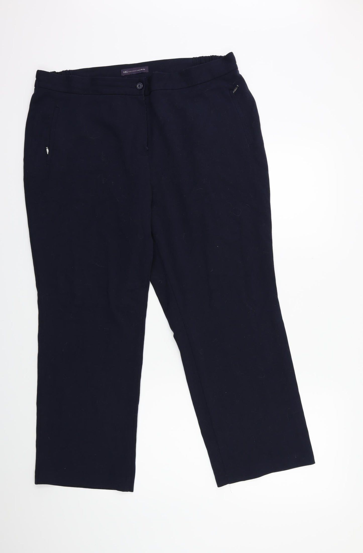 Womens UK Size 16 Marks and Spencer Regular Fit  Beige Trousers