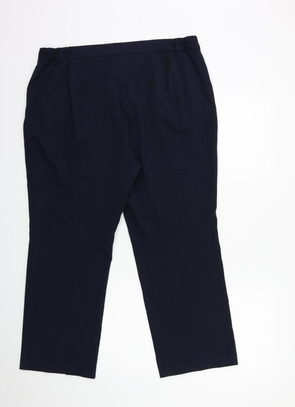 Womens UK Size 16 Marks and Spencer Regular Fit  Beige Trousers