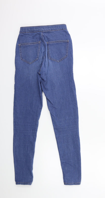 Topshop Womens Blue  Denim Skinny Jeans Size 26 in L32 in