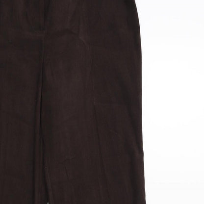 George Womens Brown   Trousers  Size 14 L31 in