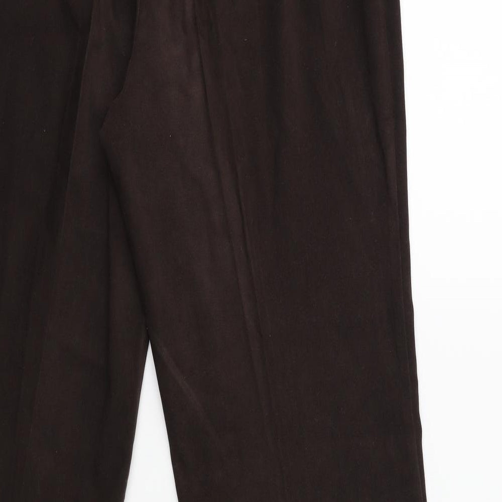 George Womens Brown   Trousers  Size 14 L31 in