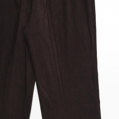 George Womens Brown   Trousers  Size 14 L31 in